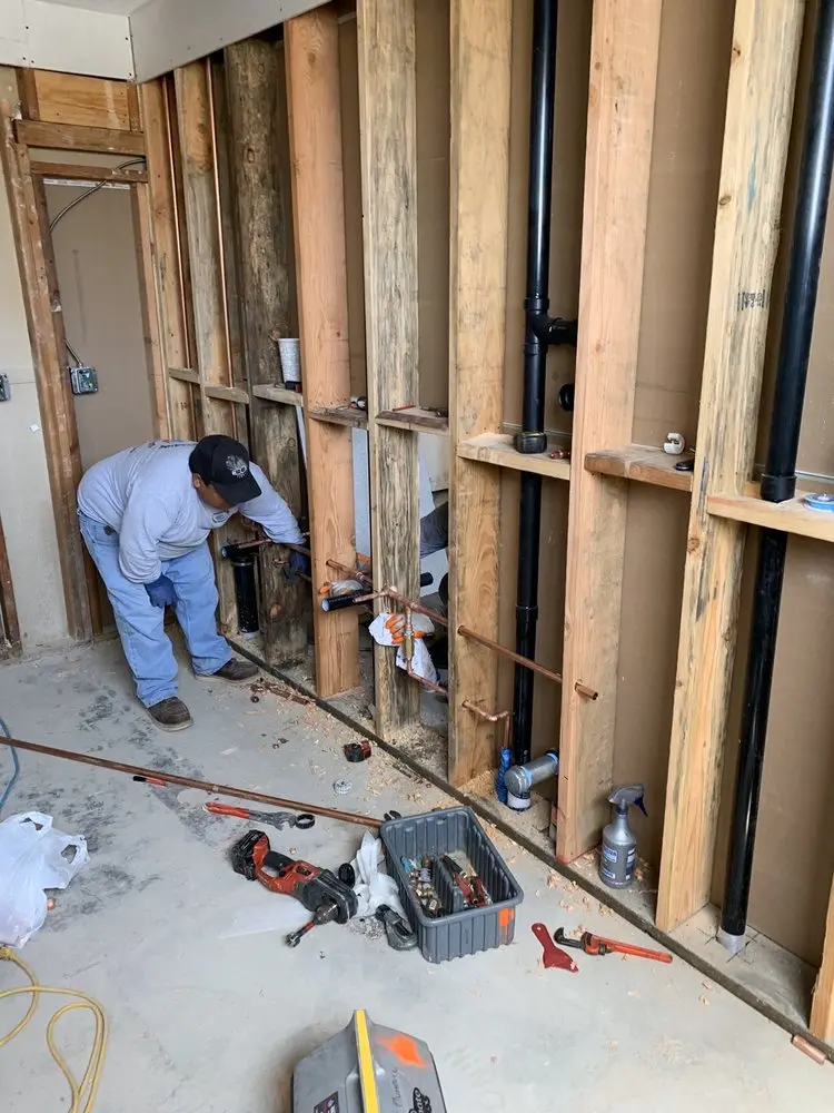 Commercial rough-in plumbing for Water Heater Replacement in Branchburg Park